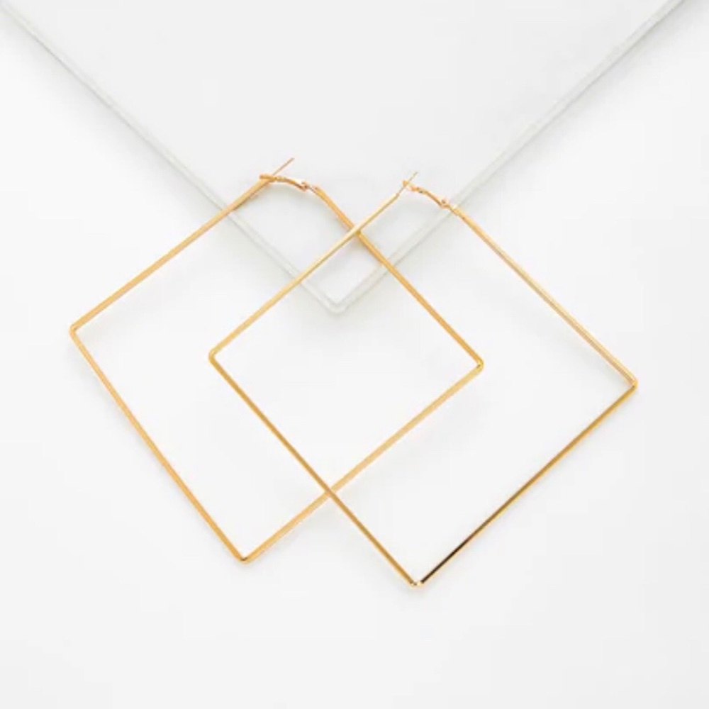 Geometric Hoop Earrings